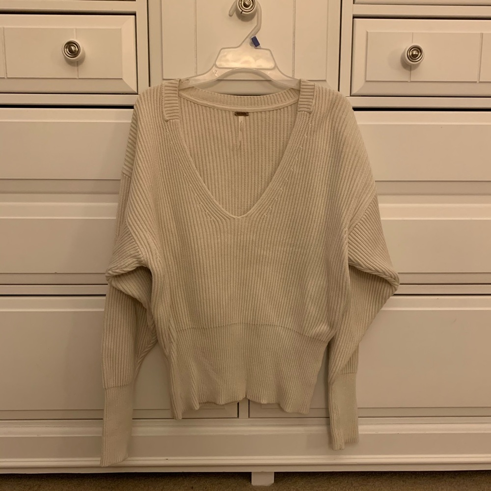 FREE PEOPLE Cream Sweater